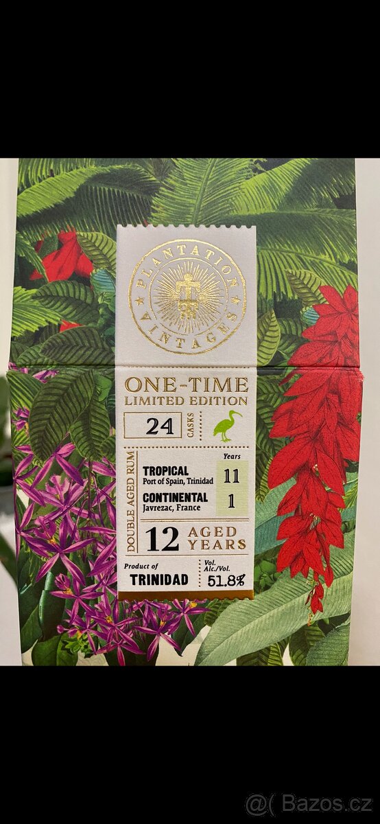 Plantation Trinidad 2009 51,8% limitovaná edice rum - 2
