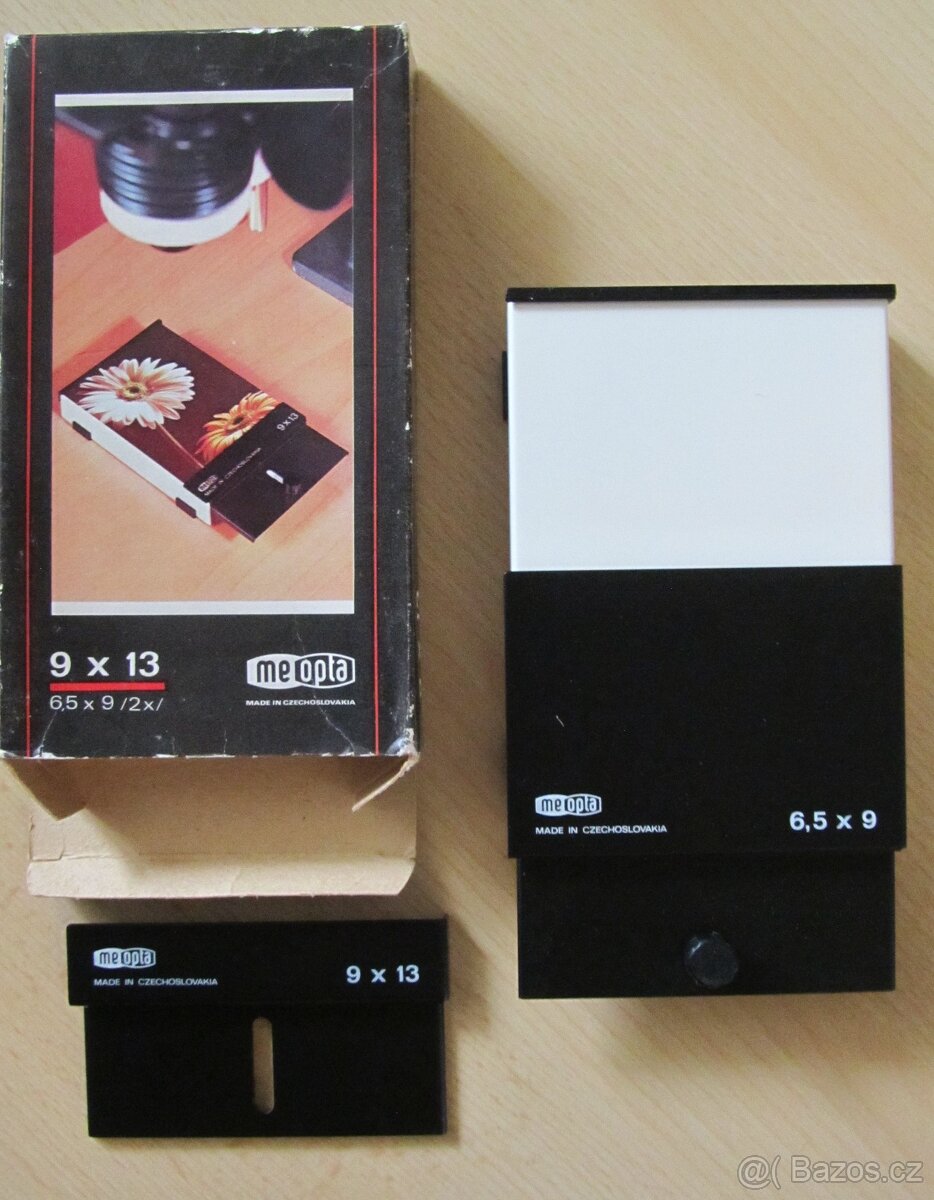 Maskovací rámečky Meopta 9x13 a 10x15 fotokomora,nové - 2