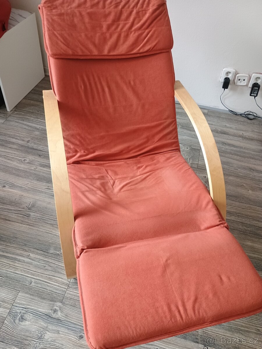 Relaxační houpací křeslo, polohování na nohy, PC 2400kc - 2