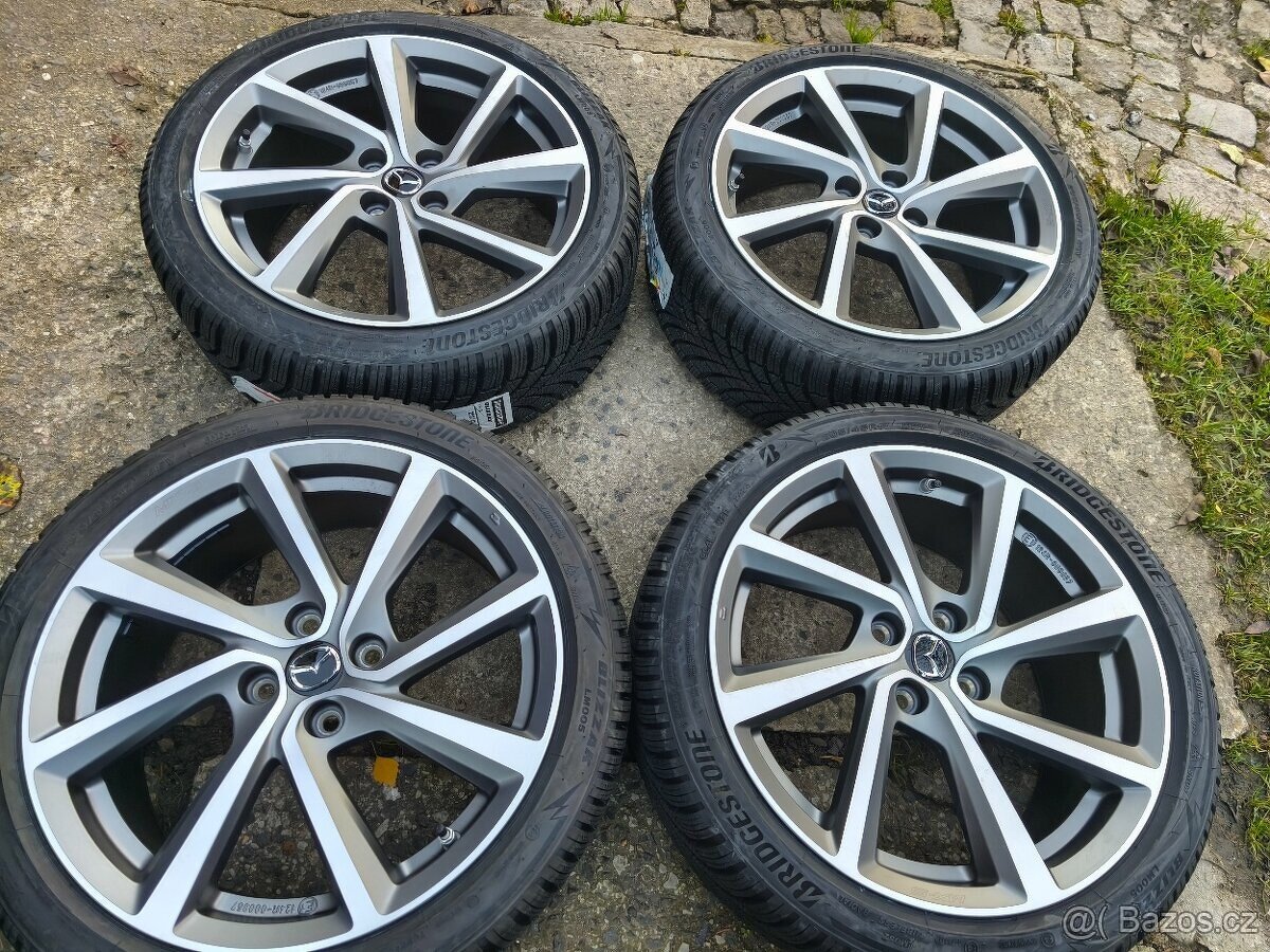 Nová zimní sada Mazda MX-5 r17 4x100 Bridgestone 205/45/17 - 2