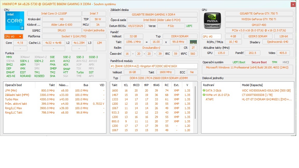 Kompletní tiché PC za ½ ceny dílů s M.2 NVMe 1TB + 32GB RAM - 2