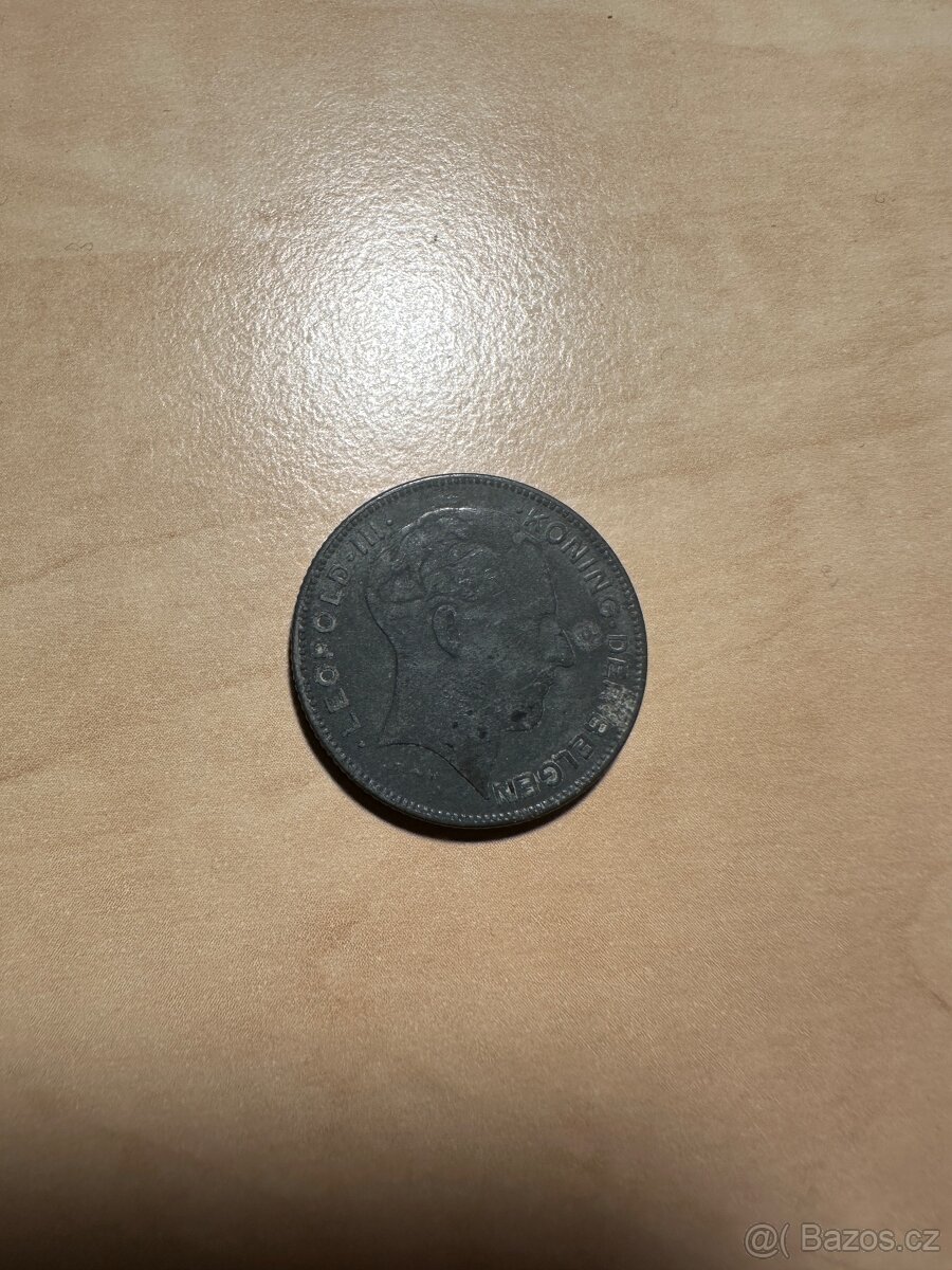 5 franků belgie 1941 - 2