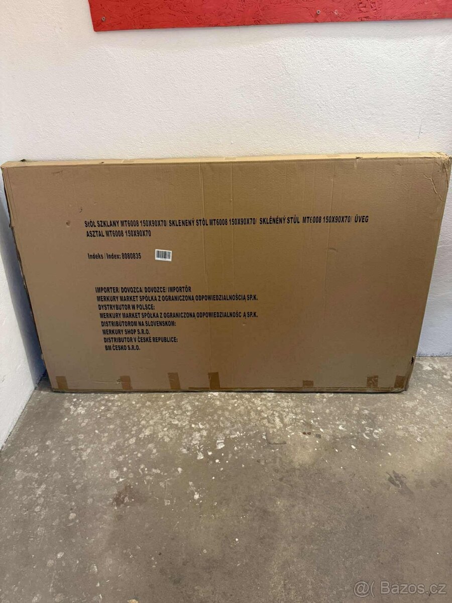 Venkovní stůl skleněný - 2