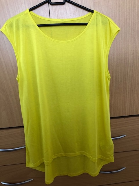 Žlutý neonový top, NOVÝ, vel.Takko, vel.M - 2