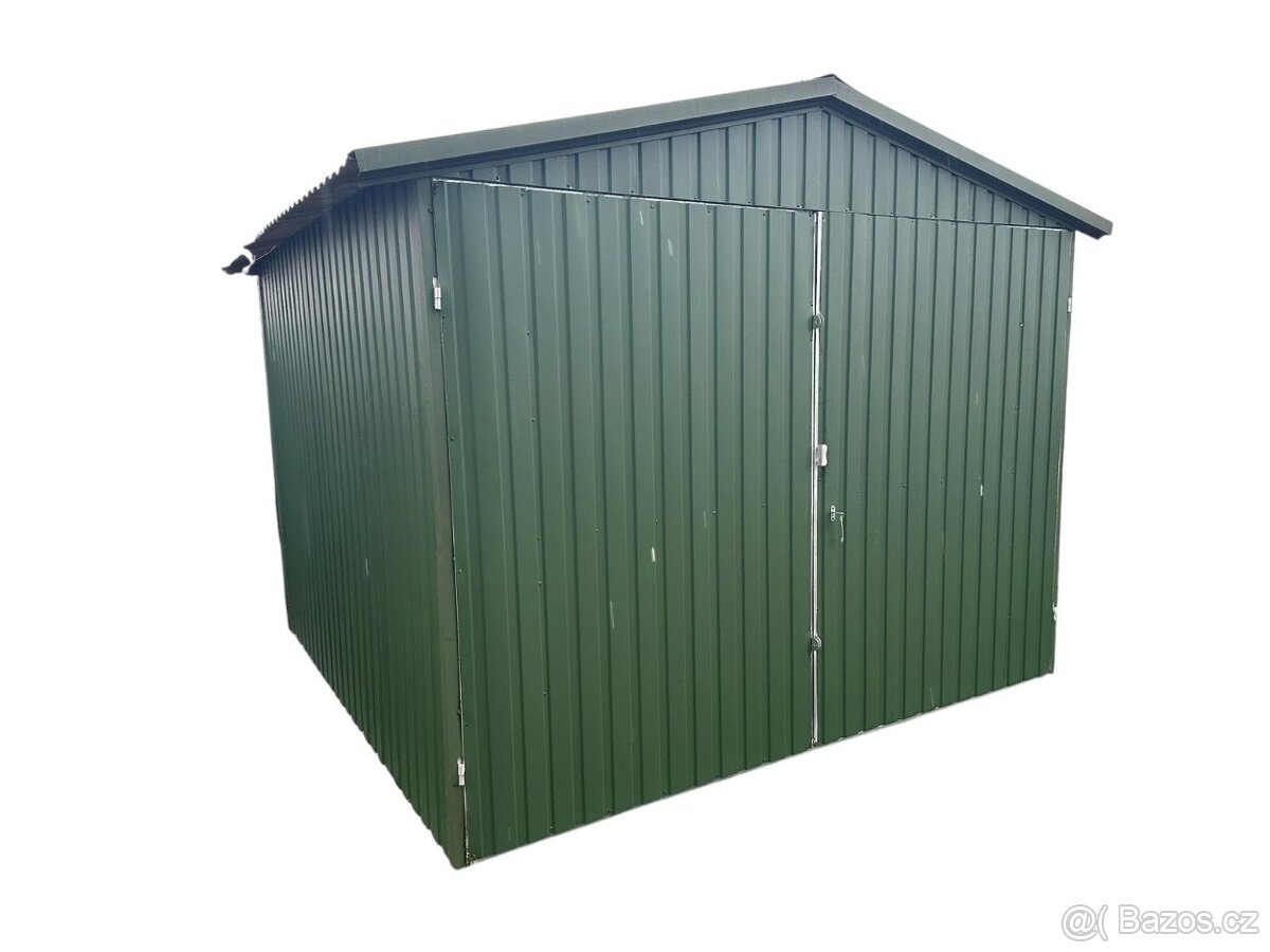 Plechová garáž 3x4m - 2