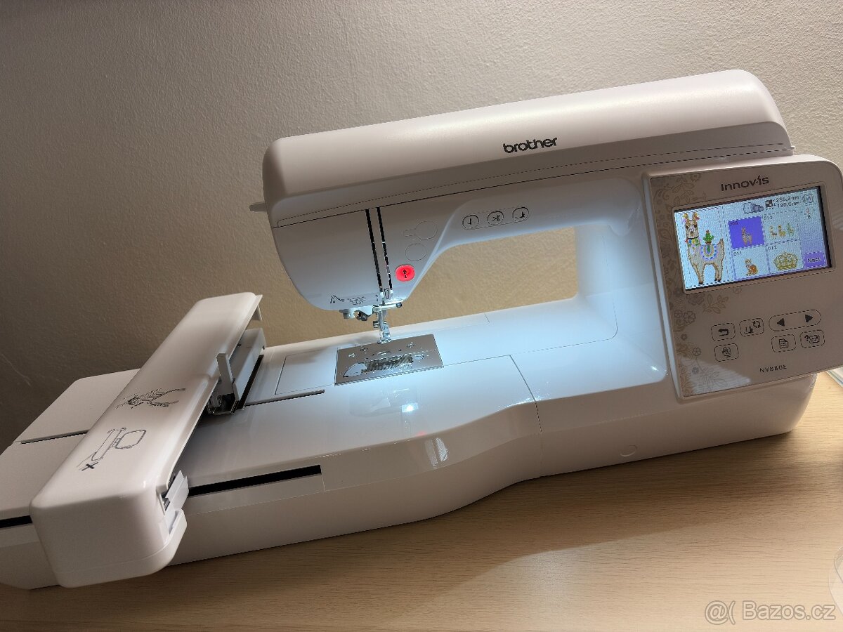 Vyšívací stroj Brother NV880E – V záruce, nový kus - 2