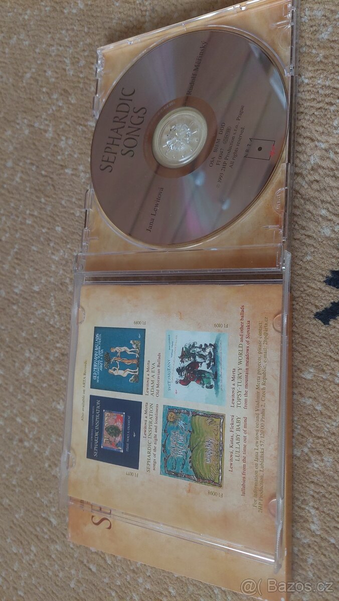 CD Sephardic Songs Jana Lewitová, Rudolf Měřinský - 2