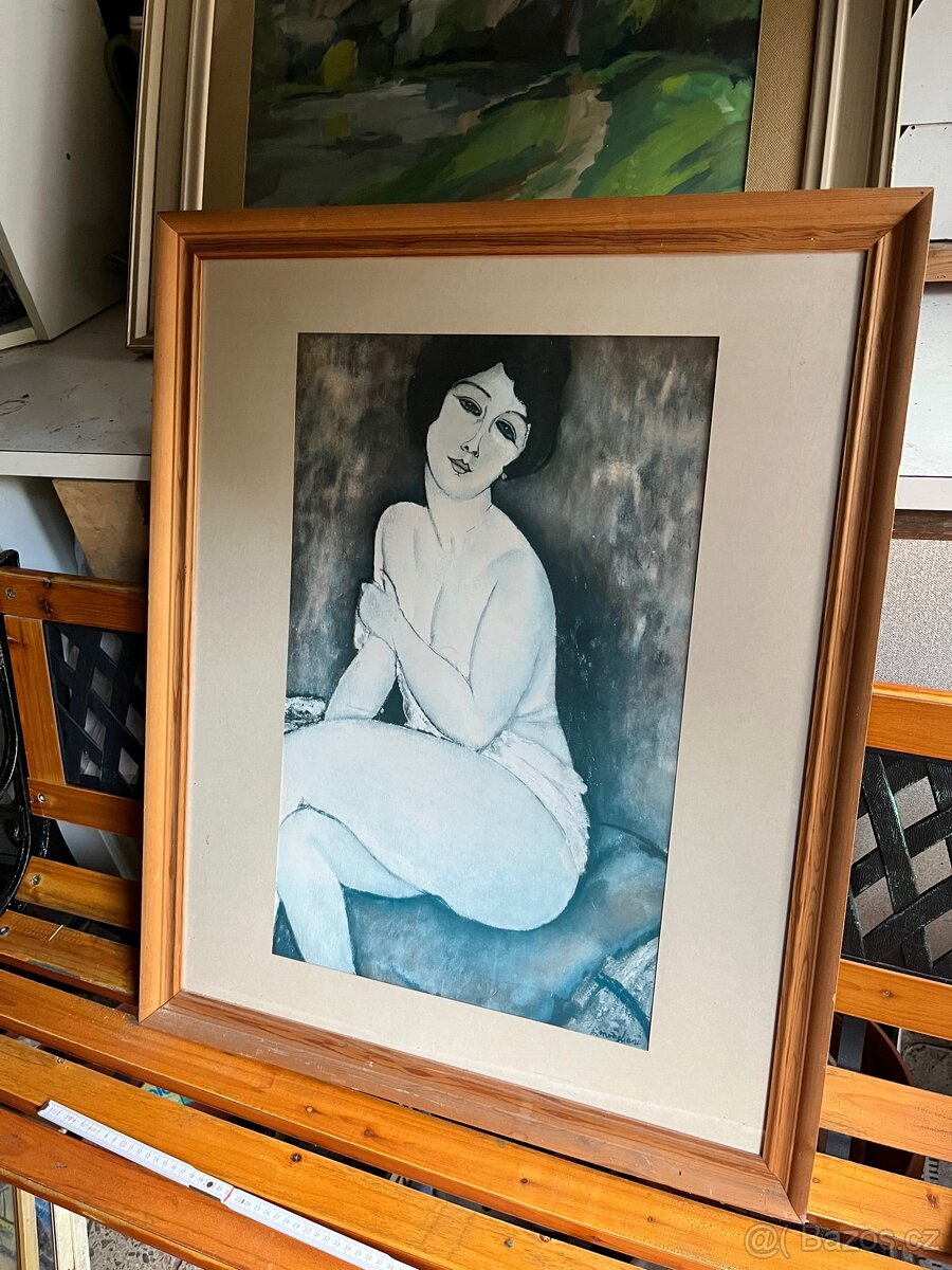 Portrét ženy ve stylu Amedeo Modigliani - 2