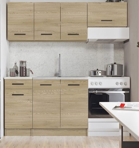 KUCHYŇSKÁ LINKA PUNO 180/ DUB CREMONA - NOVÁ - 2