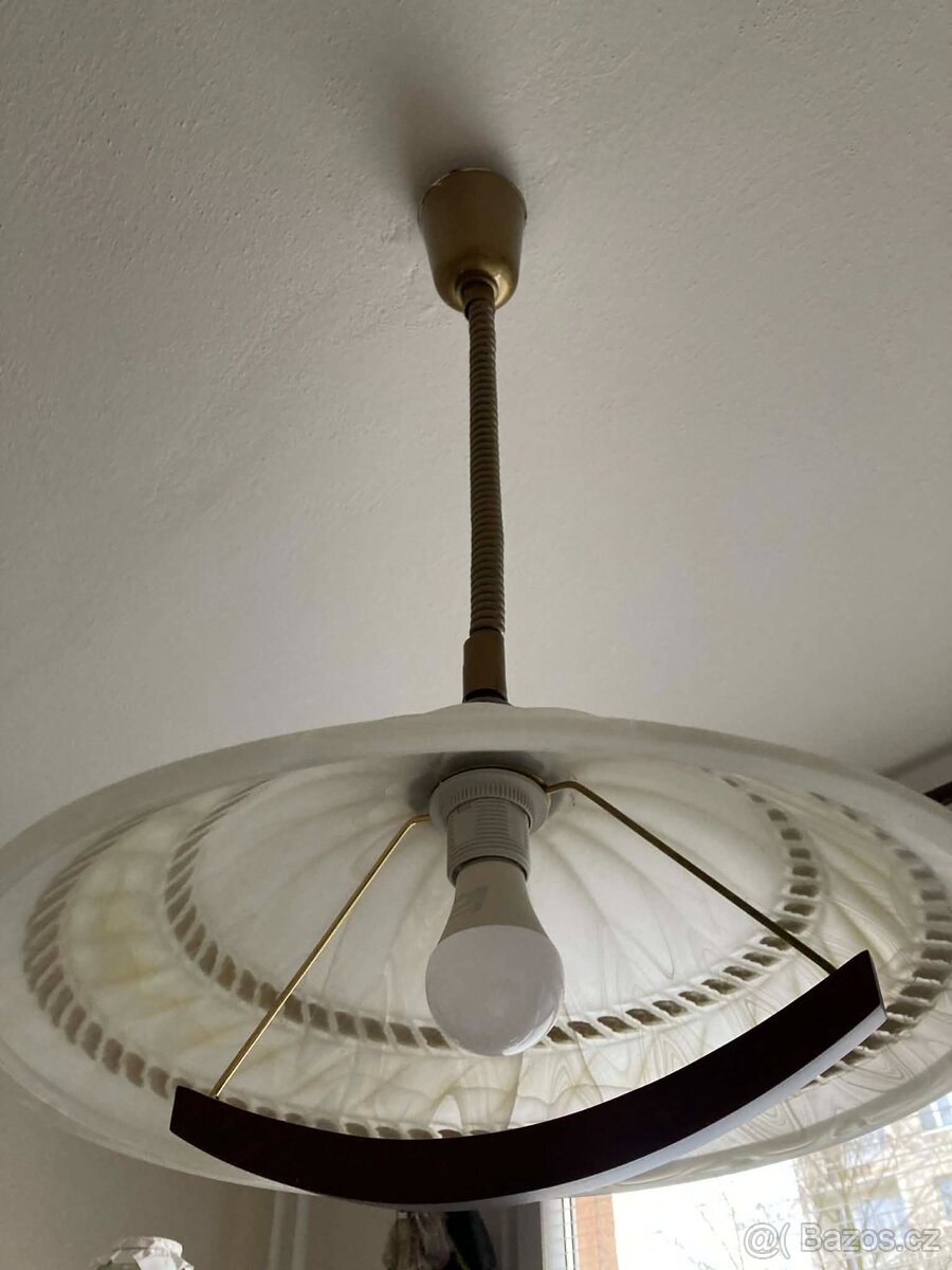 Skleněný lustr průměr 43 cm - 2