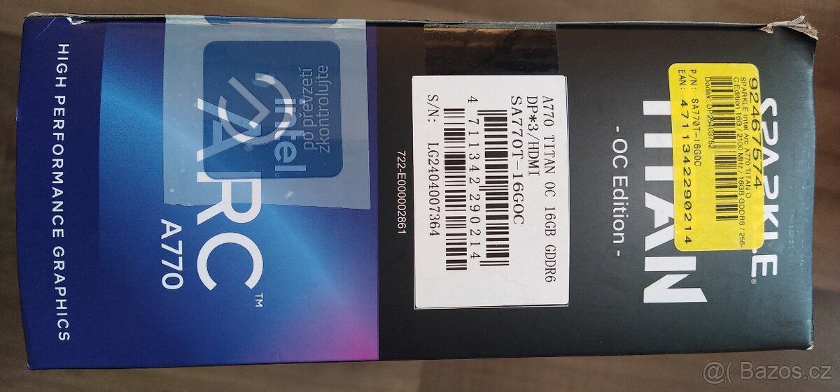 SPARKLE Intel Arc A770 TITAN OC Edition 16GB - 2