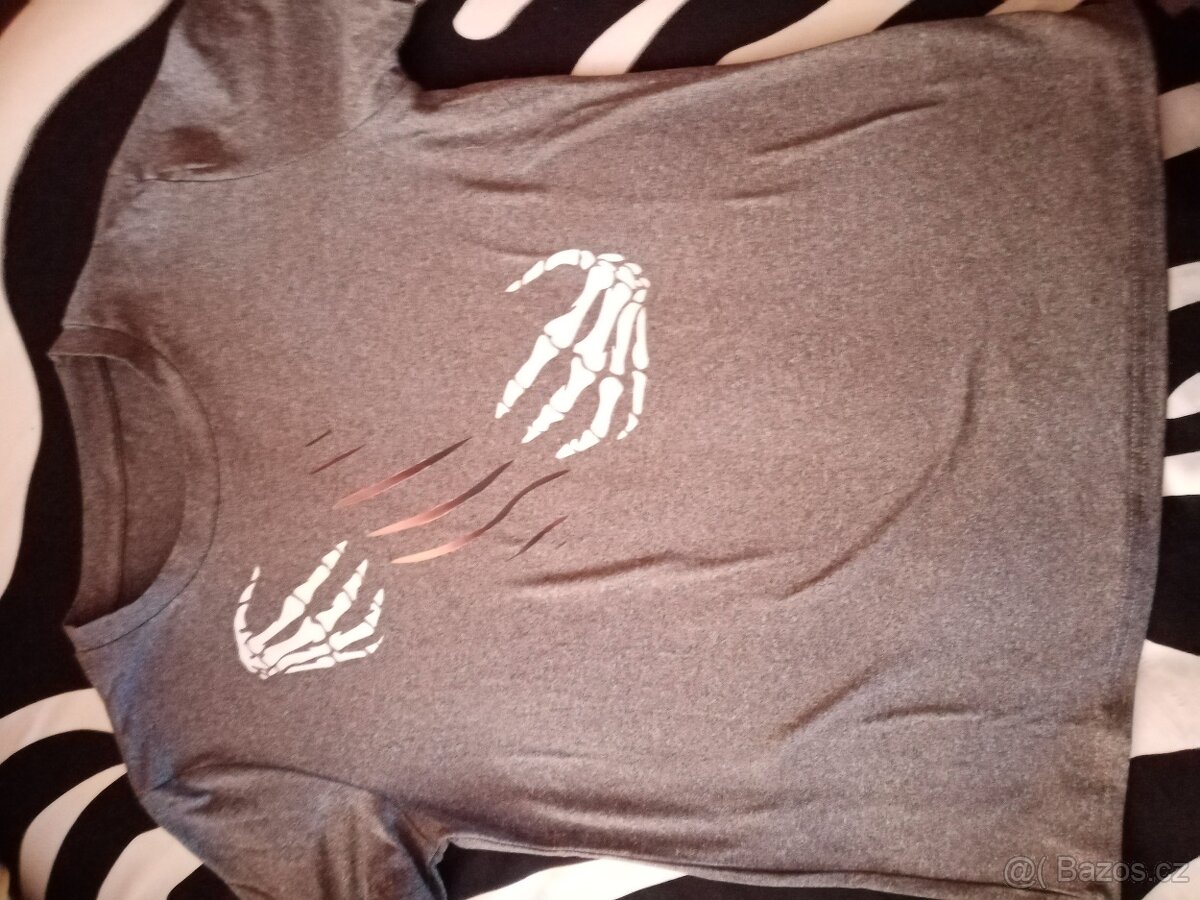 Tričko s kostrou v. S - 2