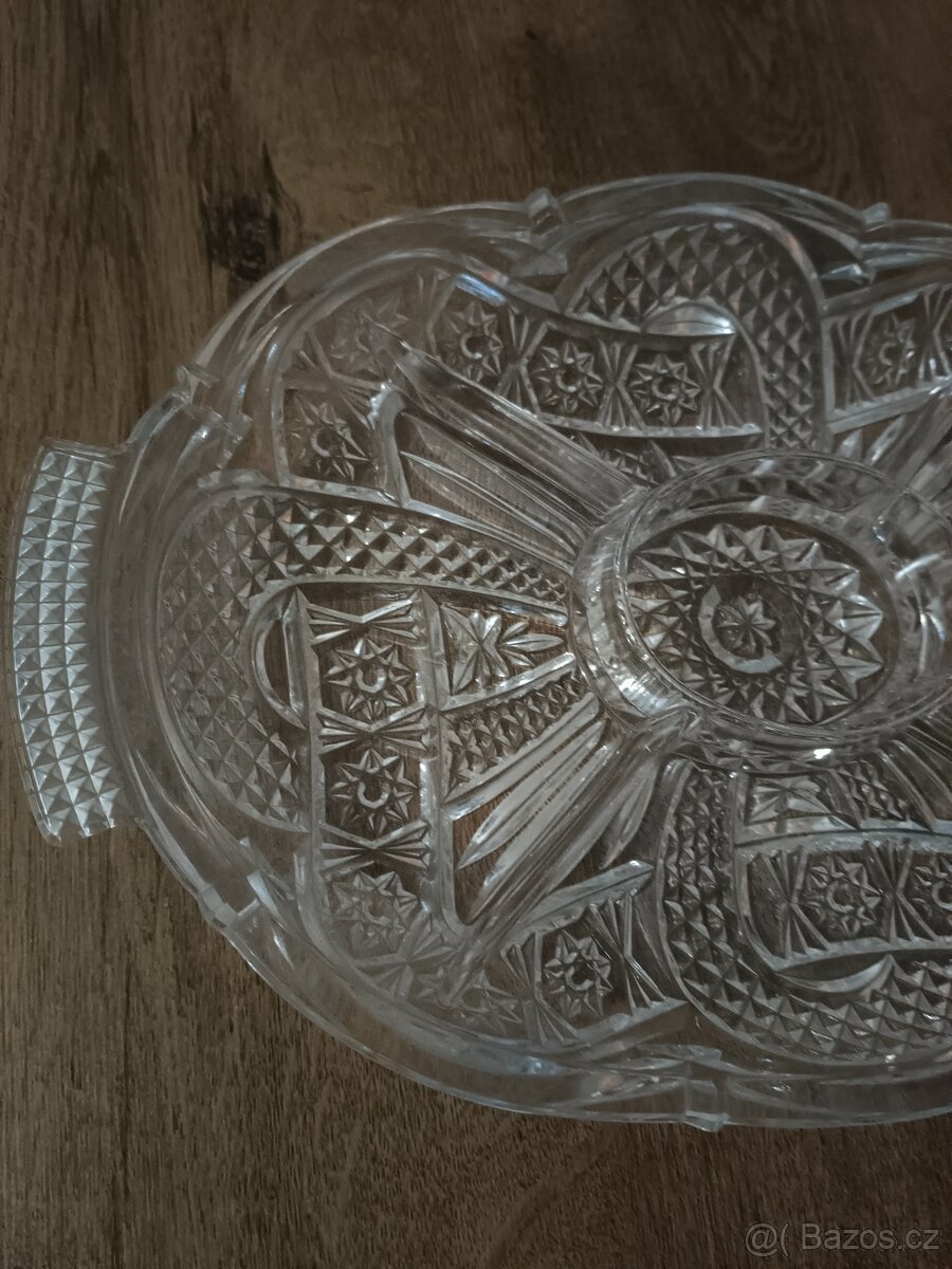 Stará skleněná mísa - 2