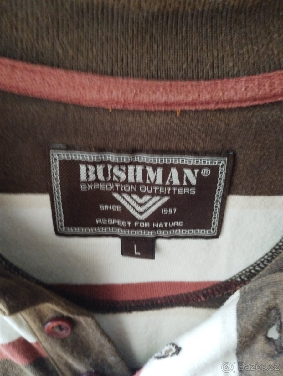 Tričko Bushman přírodní L - 2