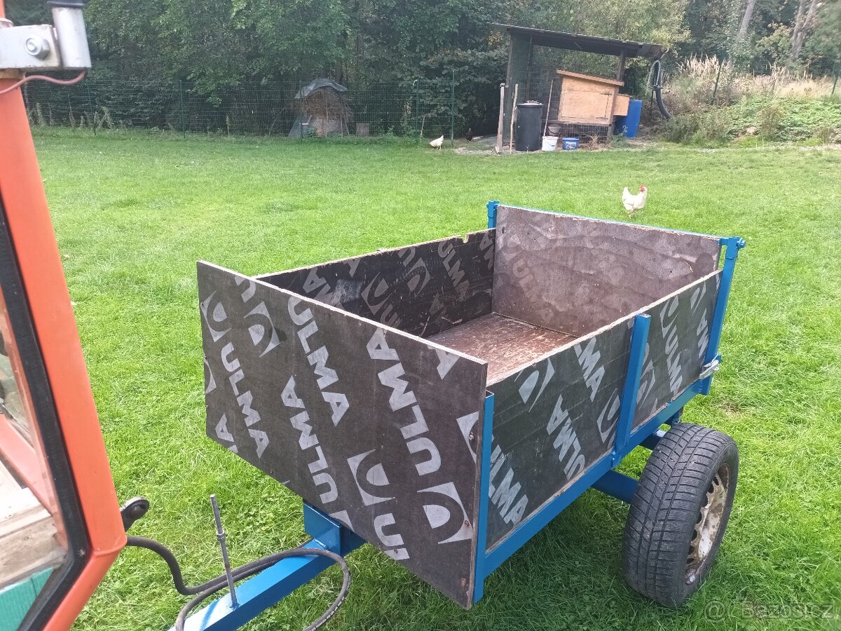 sklápěcí vozejk za malotraktor - 2