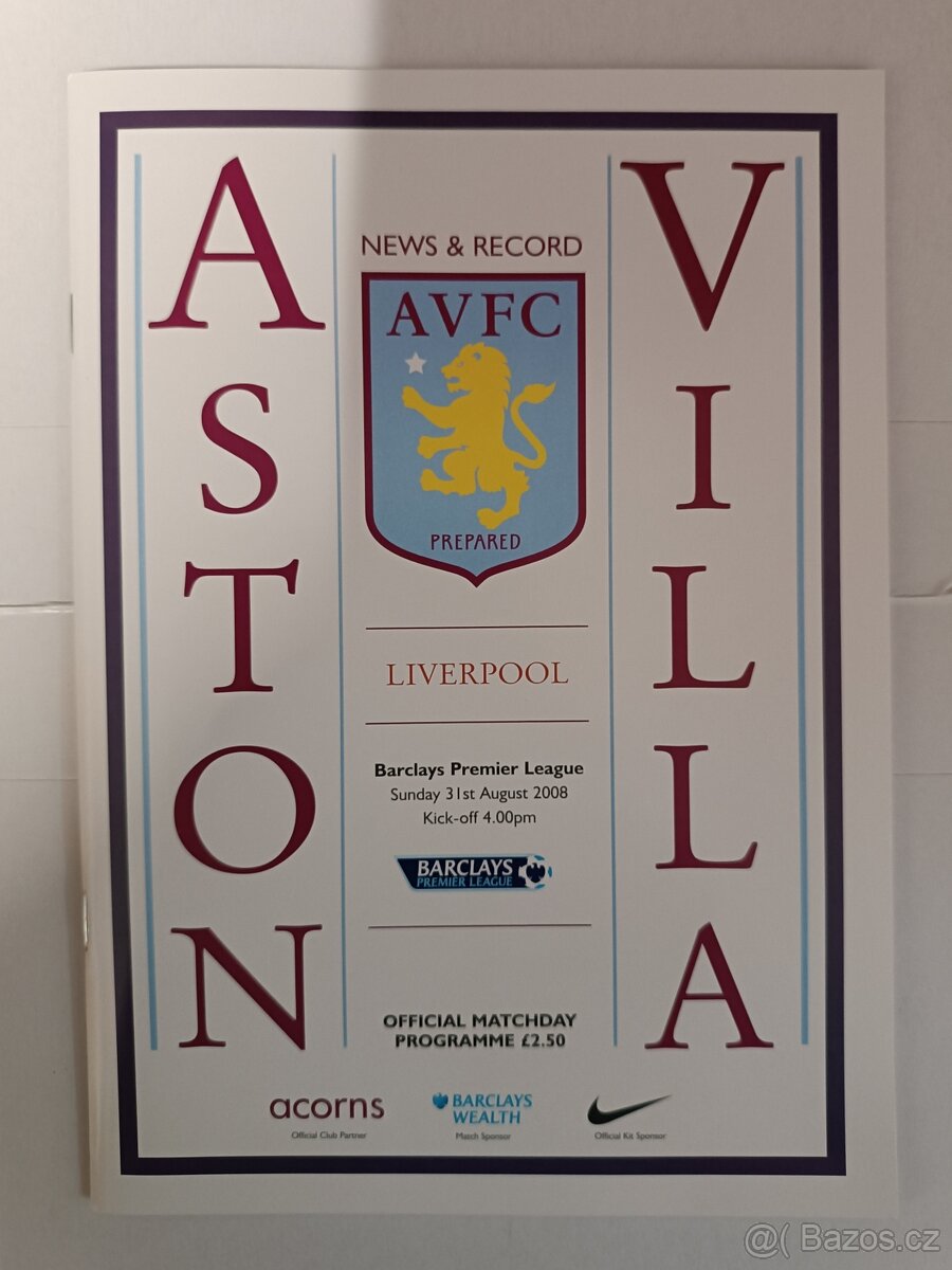Programy ASTON VILLY - 2