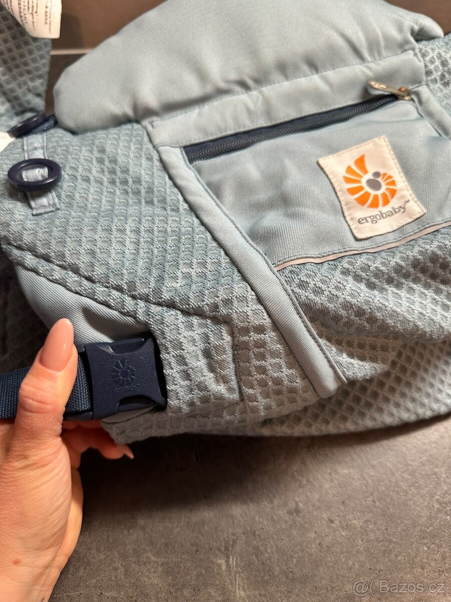 Ergobaby ADAPT SoftFlex Mesh Slate Blue – jako nové - 2