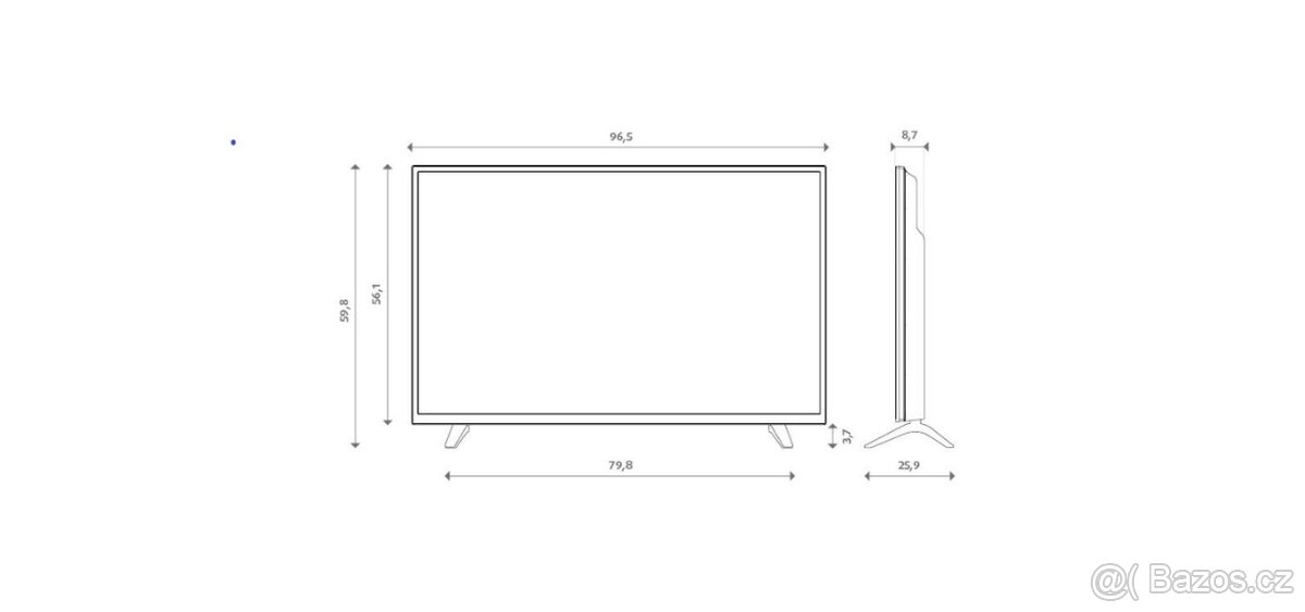 Smart TV - Televize JVC LT-43VAQ3435, QLED - 2