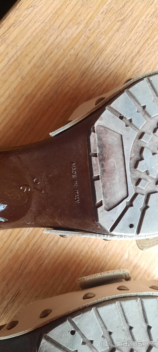 Boty Baťa - kožené, velikost 37. - 2