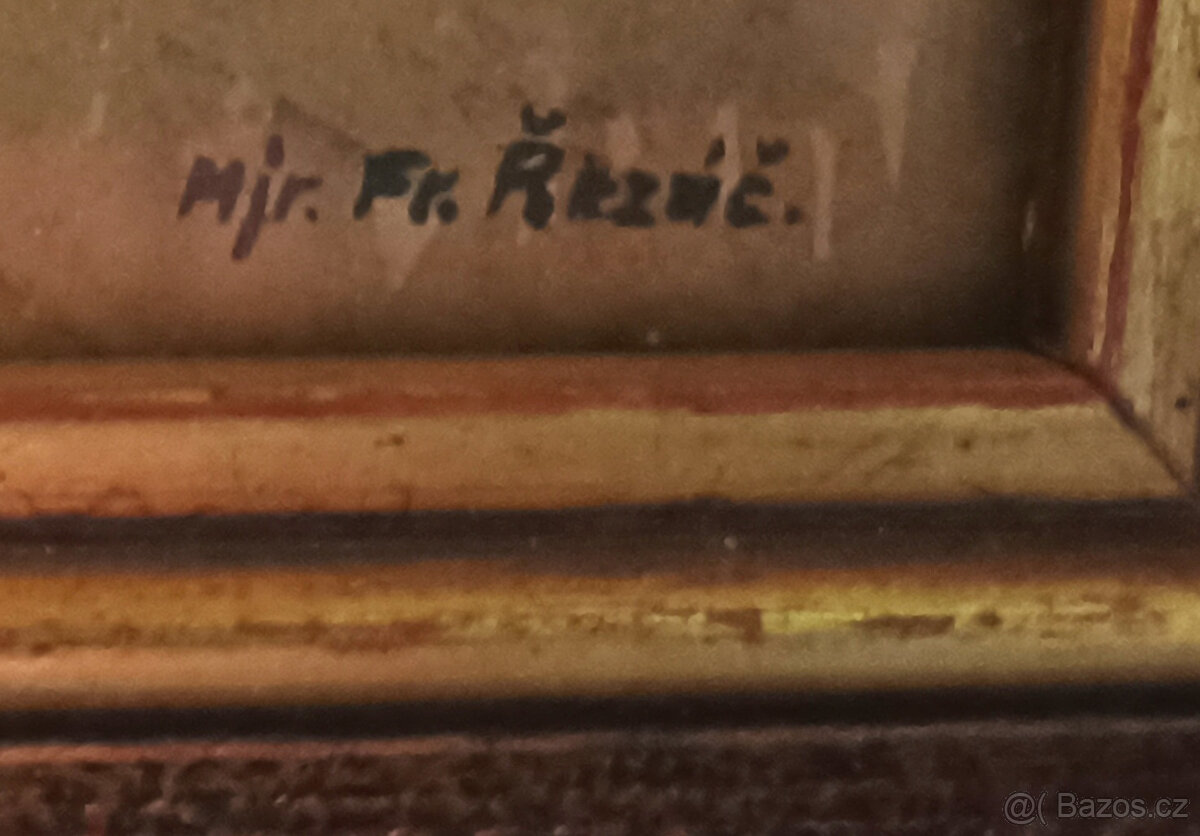 obraz Fr.Řezáč - Venkovský domek - 2