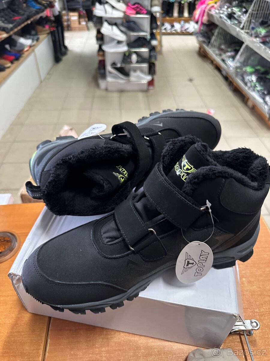 Panske zimni boty , s kožíškem uvnitř - 2