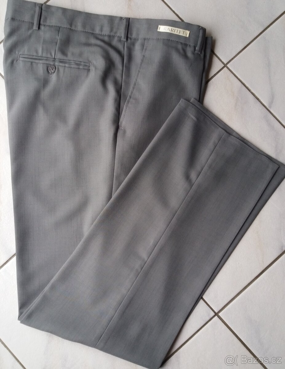 Nové pánské společenské kalhoty vel.XL - 2
