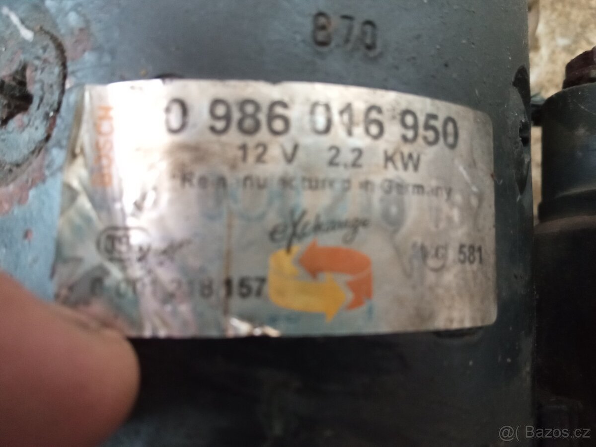 starter peugeot boxer 2,5 - 2