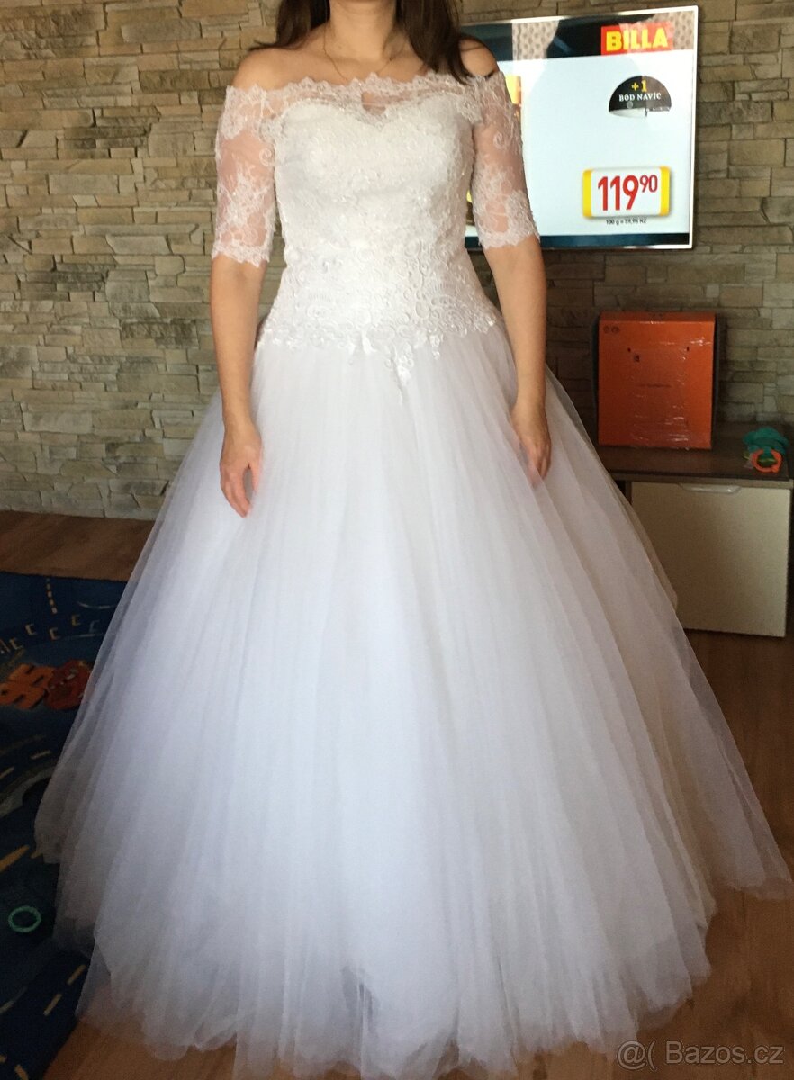 Svatební šaty vel. 38-40 - 2