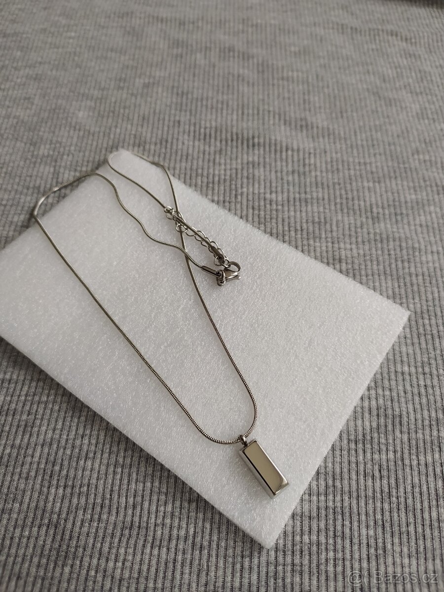 Řetízek cihlička ocel - 2