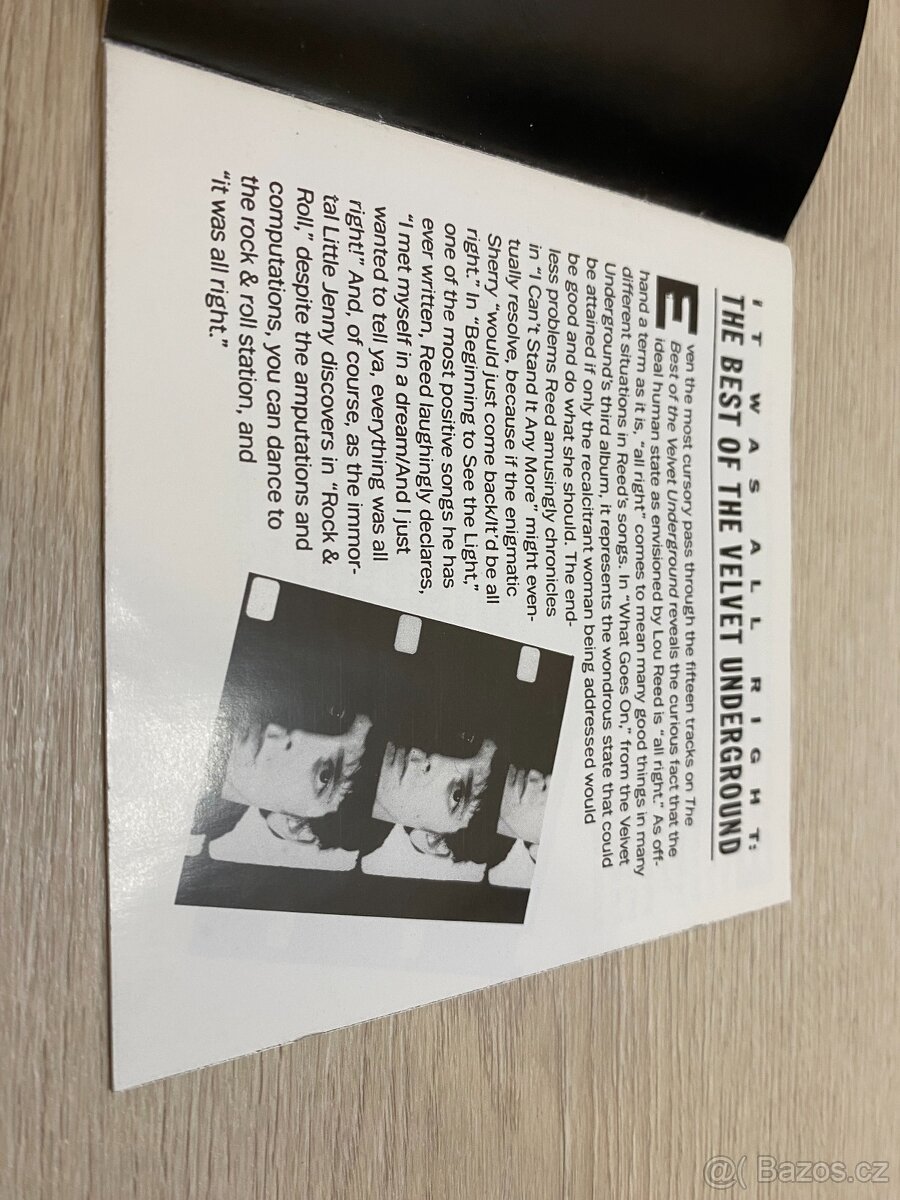 THE VELVET UNDERGROUND: THE BEST OF VELVET UNDERGROUND, 1989 - 2
