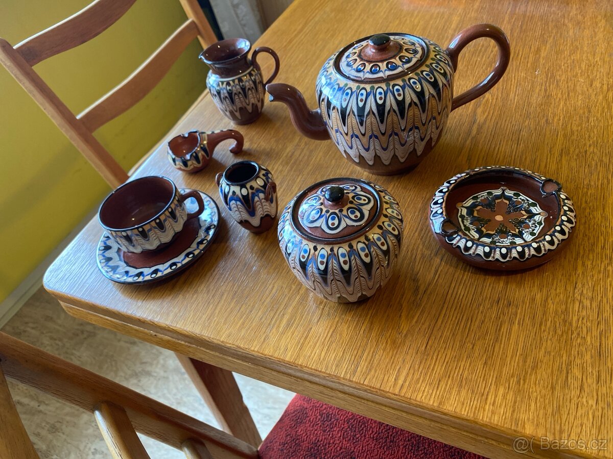 Keramická kávová souprava - 2