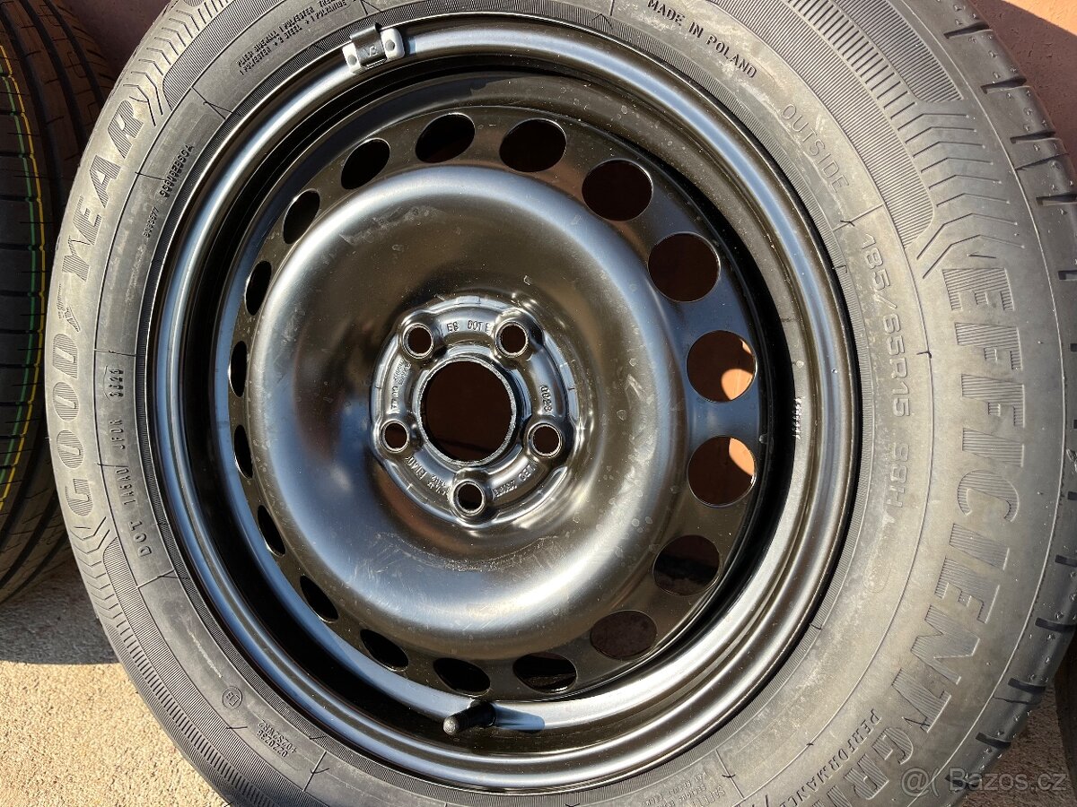 Originál VW 15” 5x100 vč. nových pneu - 2