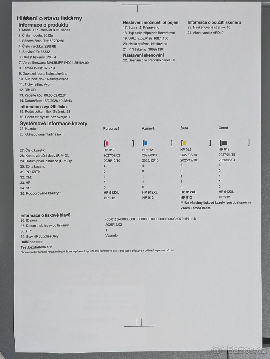 HP OfficeJet 8012e - 2