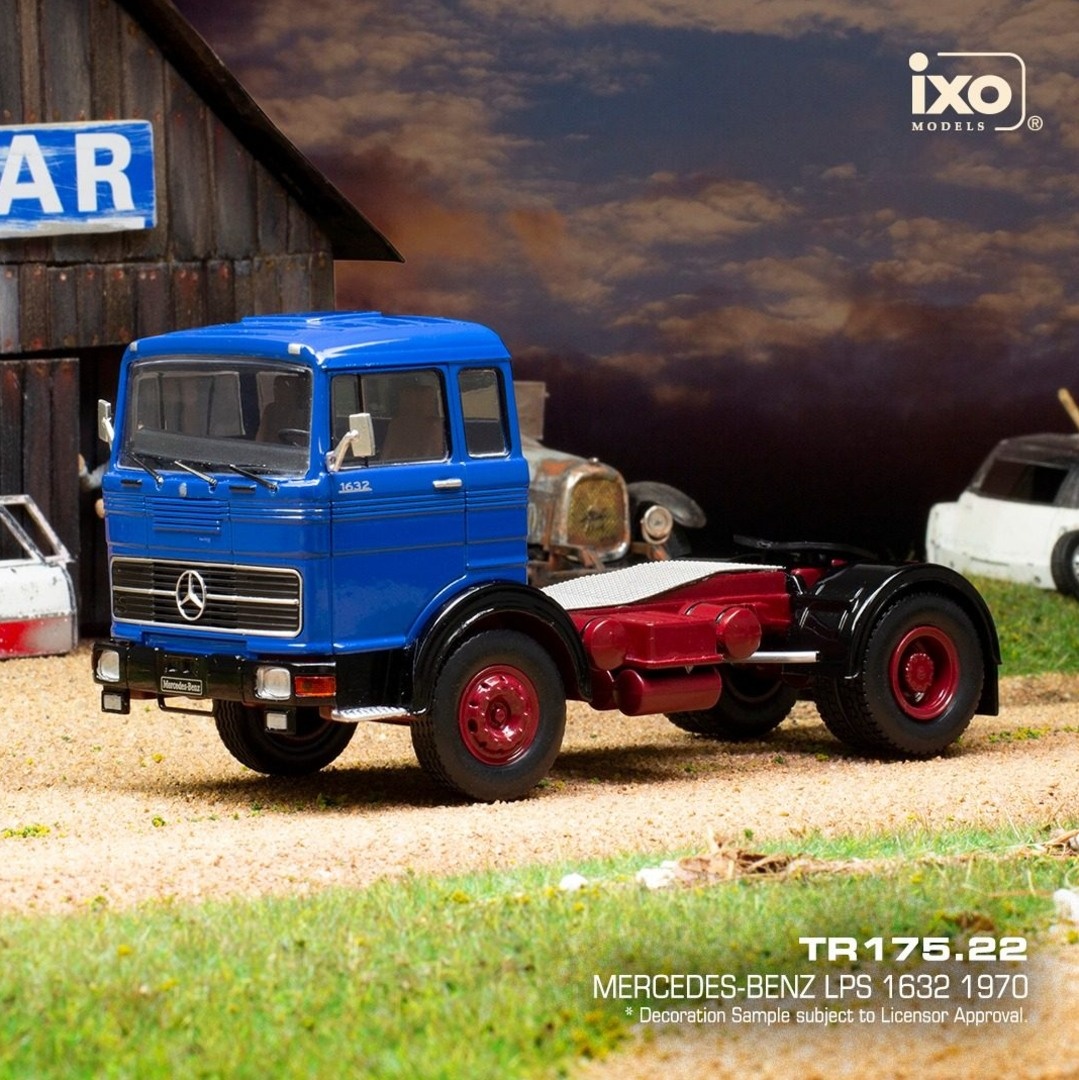 Modely evropských kamionů 1:43 IXO - 2