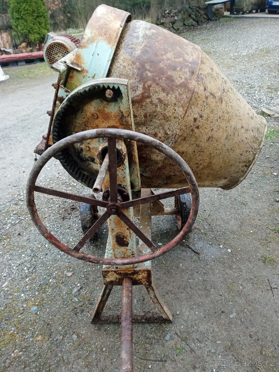 Míchačka 400V, 3 kolečka - 2