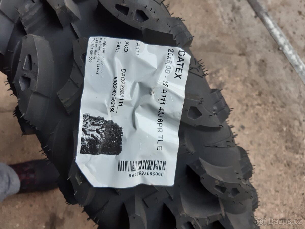 Pneu Datex 25x8-12 - 2