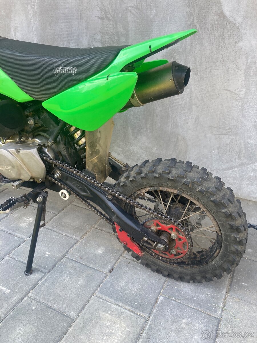 Pitbike super Stomp 125 ccm + plno dílu