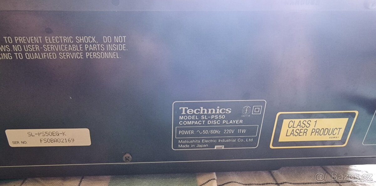 Prodám cd přehrávač technics sl-ps50 - 2