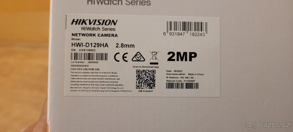 Hikvision HiWatch HWI-D129HA(D) - 2