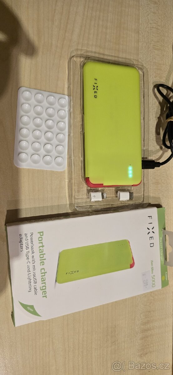 Powerbanka FIXED Zen Slim 5000 mAh, limetková
- 2