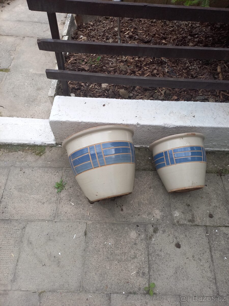 Keramický květináč (2x) - 2
