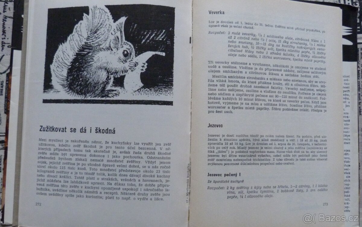 Myslivecká kuchařka a Myslivecký kalendář 1976 - 2