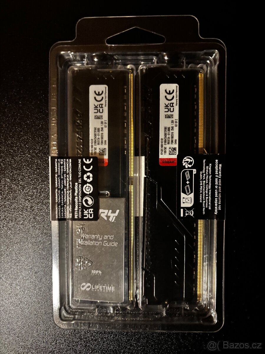 Kingston FURY 32GB KIT DDR4 3200MHz CL16 Beast Black 1Gx8 - 2