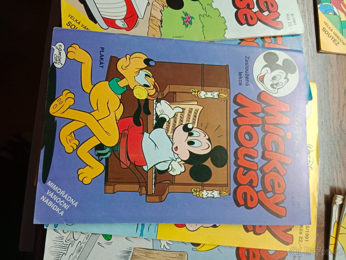 Mickey Mause 1991 13časopisů za 550kč - 2