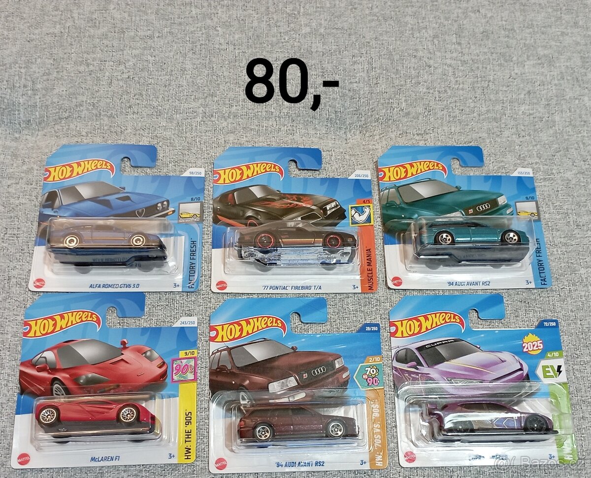 Hot Wheels autíčka - 2
