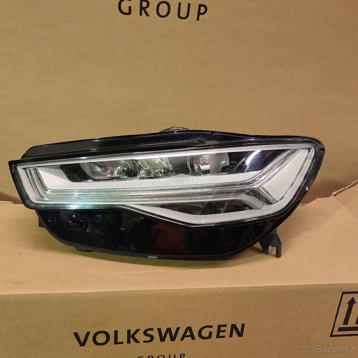 Audi A6 c7 přední nárazník lift, světla - 2