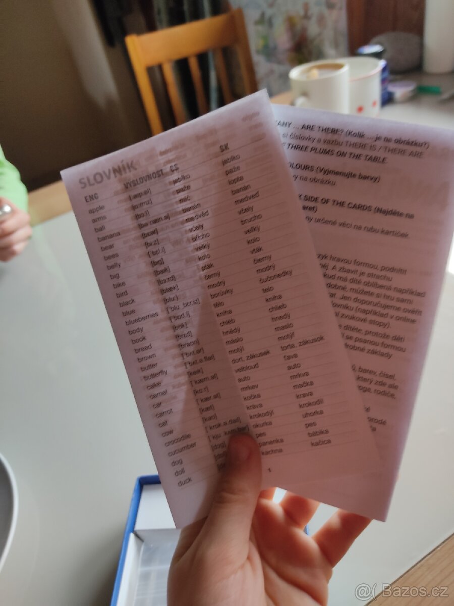 Naučná hra malí angličtinař - 2