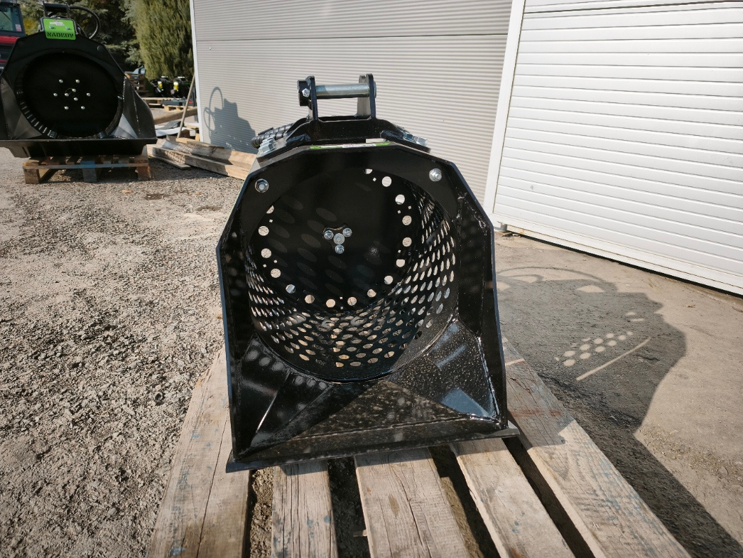 Třídička zeminy, bubnová pro minibagr cca 1t - 2