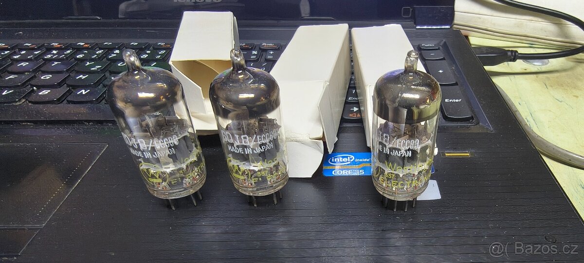 Elektrónky westinghouse Japan 6DJ8 / ecc88 - 2