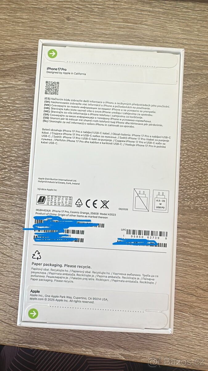 iPhone 17 pro 256 GB ,nerozbaleny - 2